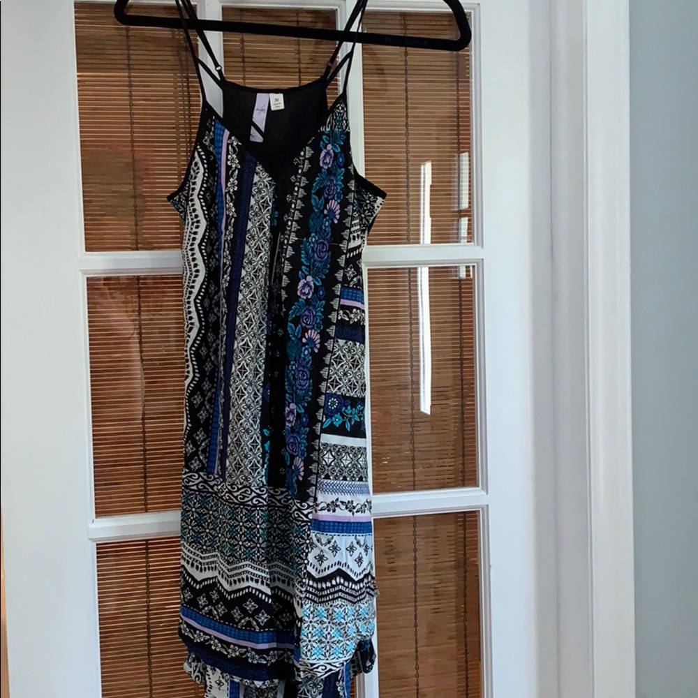 Francesca’s patterned dress
